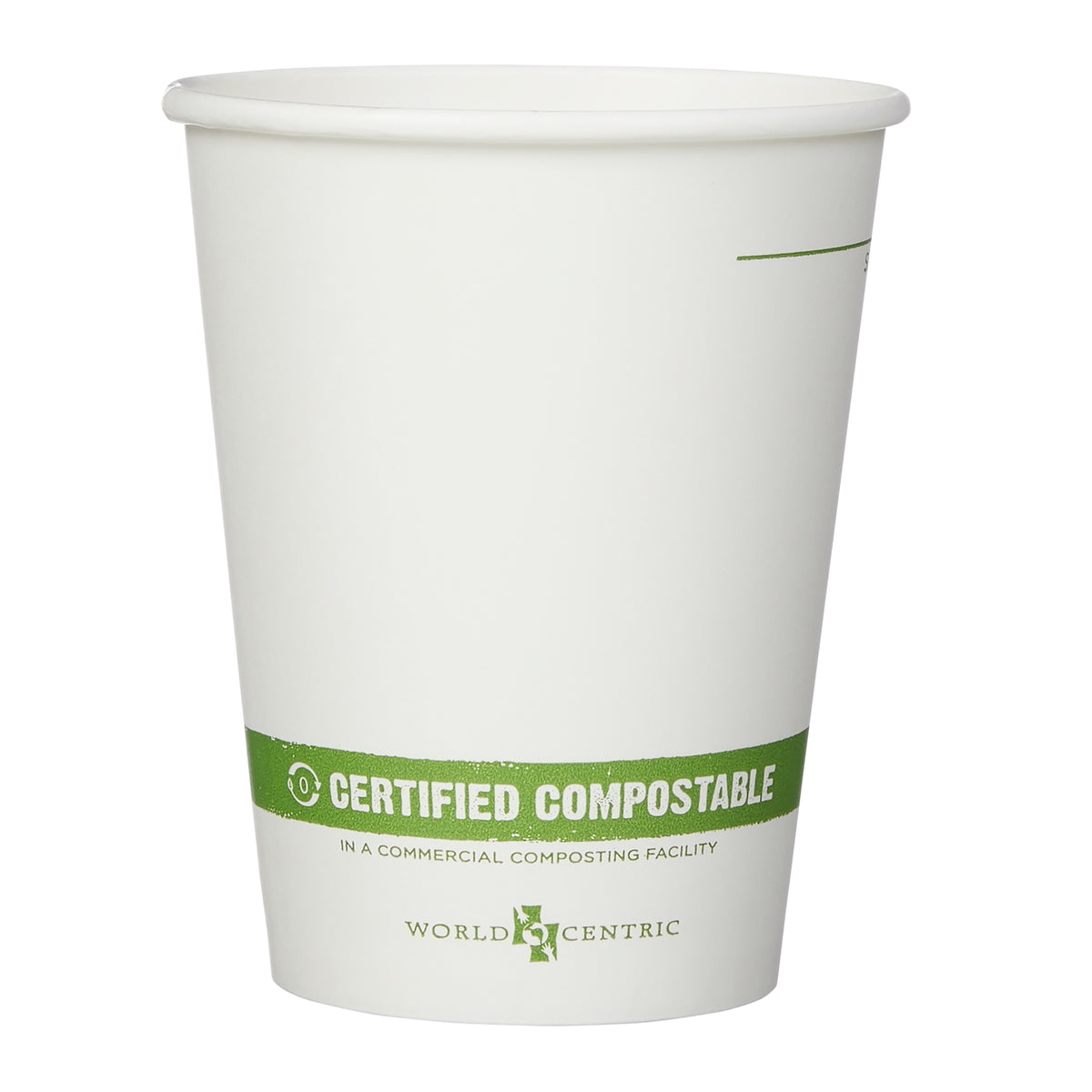 World Centric Compostable Paper Hot Cups, 12 oz, 200 ct - product image 1