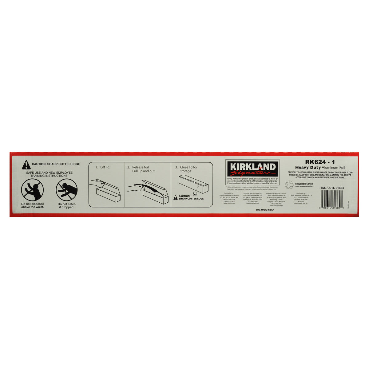 Kirkland Signature Aluminum Foil, 18"W x 500'L - product image 9