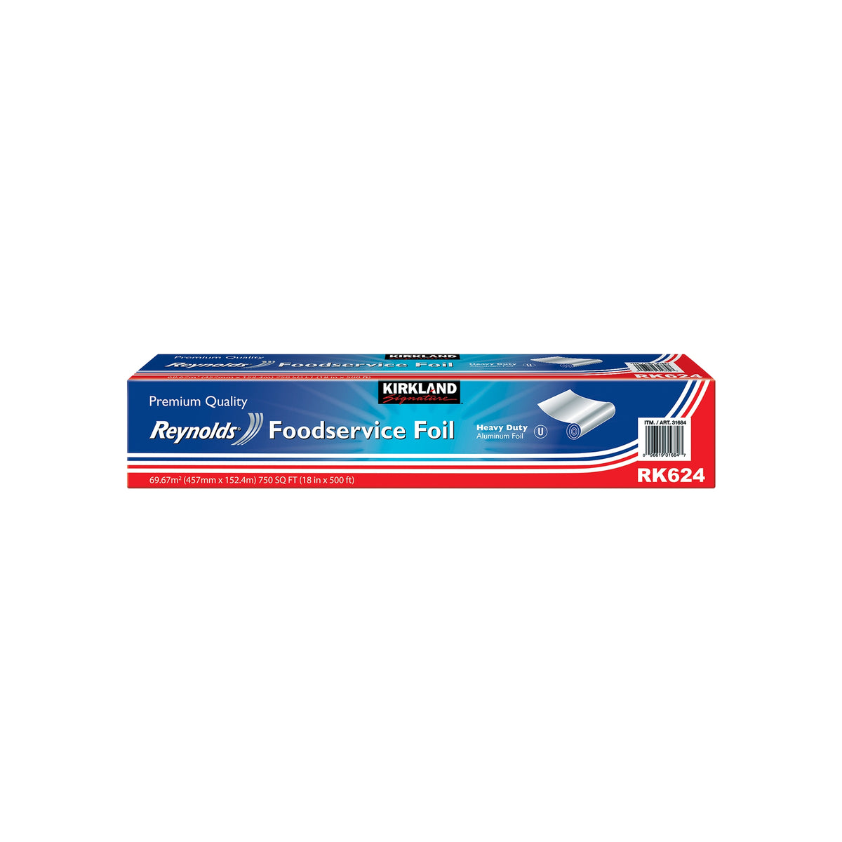 Kirkland Signature Aluminum Foil, 18"W x 500'L - product image 1