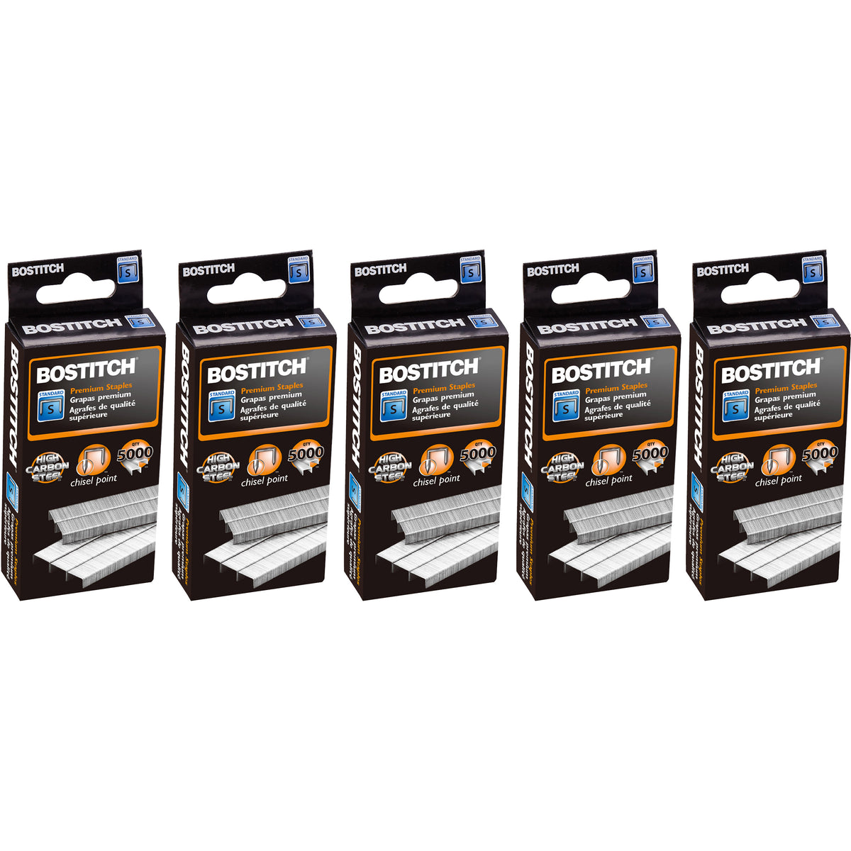 Bostitch 1/4" Premium Staples, Standard Chisel Point, 5000 Staples, 5 ct - product image 4
