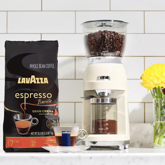 Lavazza Espresso Gran Crema Whole Bean Coffee, Medium Roast, 2.2 lbs
