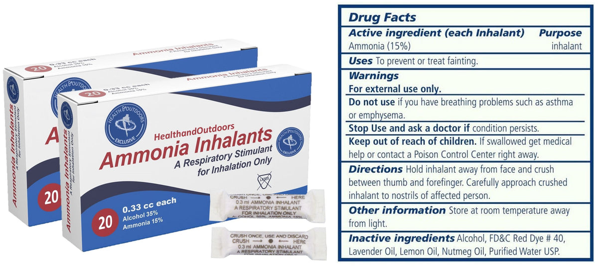 Private Brand Ammonia Inhalant