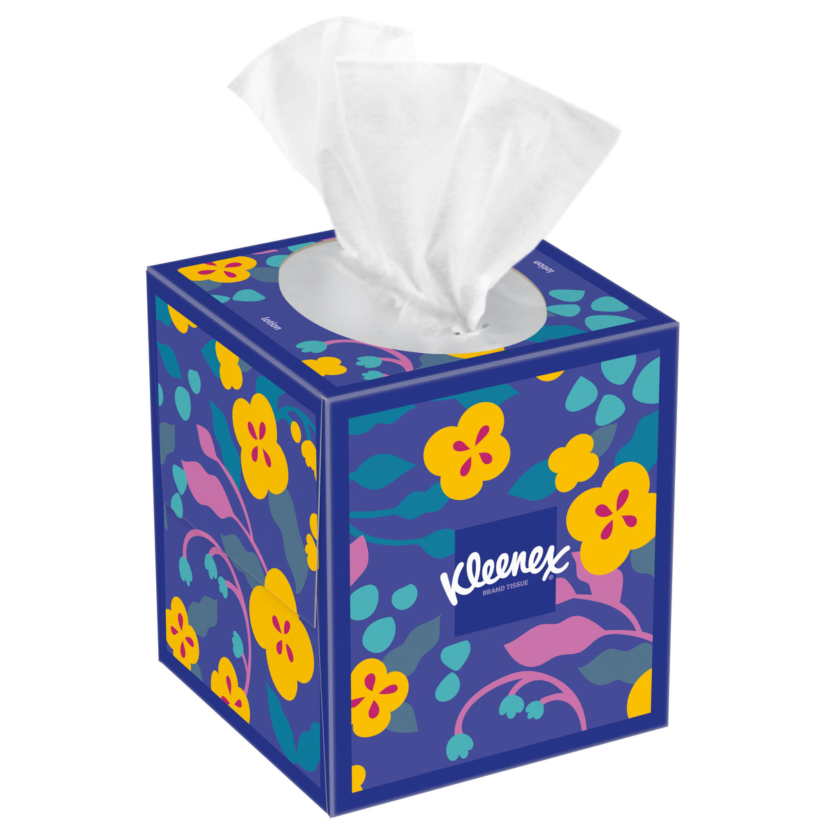 Kleenex Lotion Facial Tissues with Coconut Oil, 3-Ply, Cube Box, 85 Tissues, 12 ct - product image 3