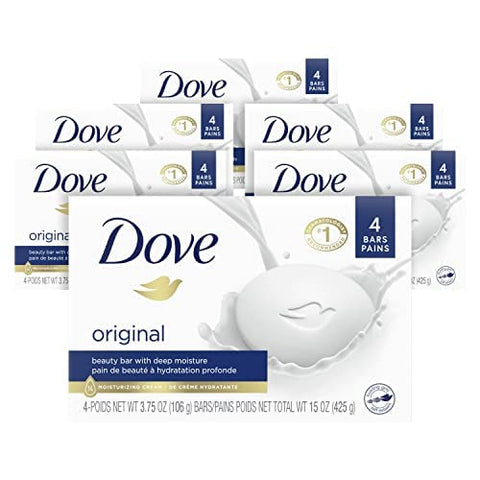 Dove Skin Cleaning Agent, 3.75 Ounce (Pack of 24), WHITE