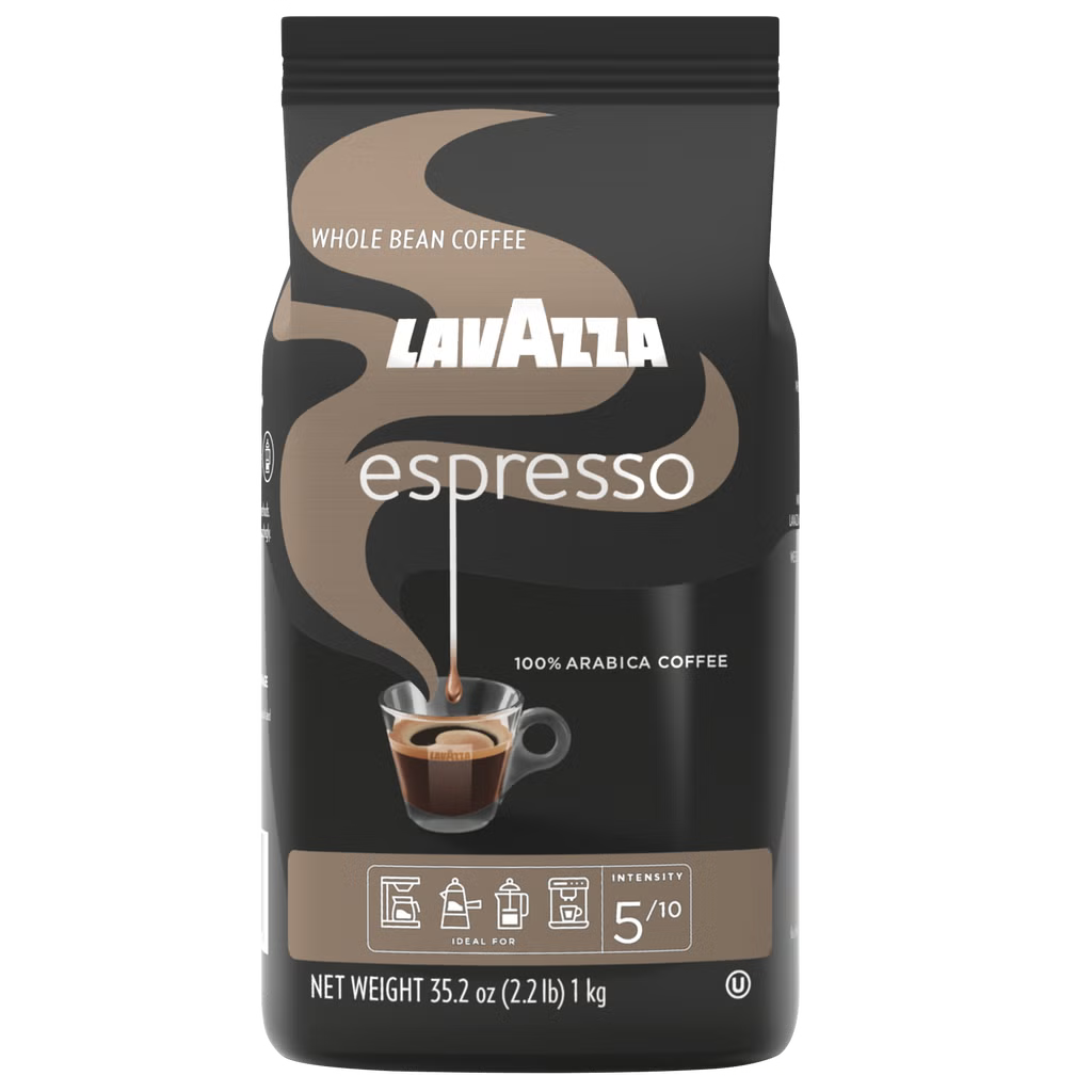 Lavazza Espresso Italiano Whole Bean Coffee, Medium Roast, 2.2 lbs