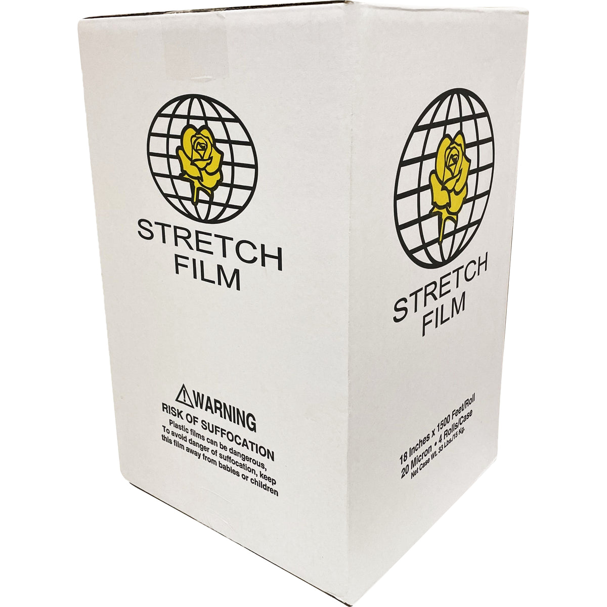 Nutri Bon Stretch Film Pallet Wrap, 18"W x 1500'L, Clear, 4 ct - product image 2