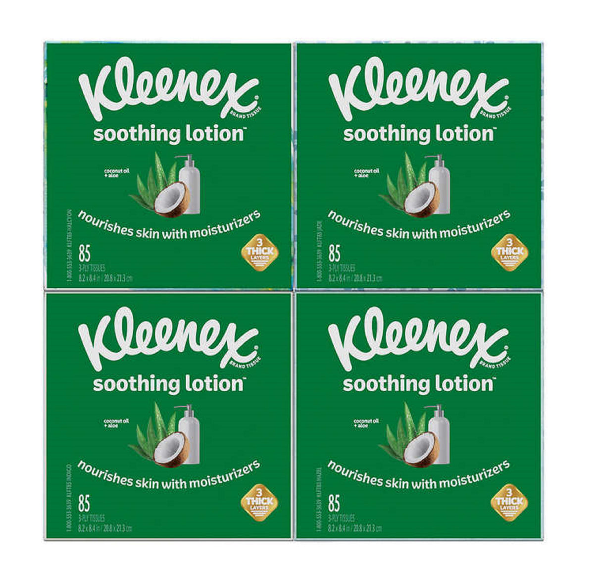 Kleenex Soothing Care 12 CT Boxes