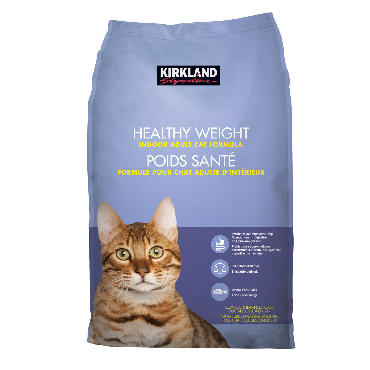 Kirkland Signature Super Premium Healthy Weight Indoor Adult Cat Formula, Cat Food, 20 lbs - product image 3