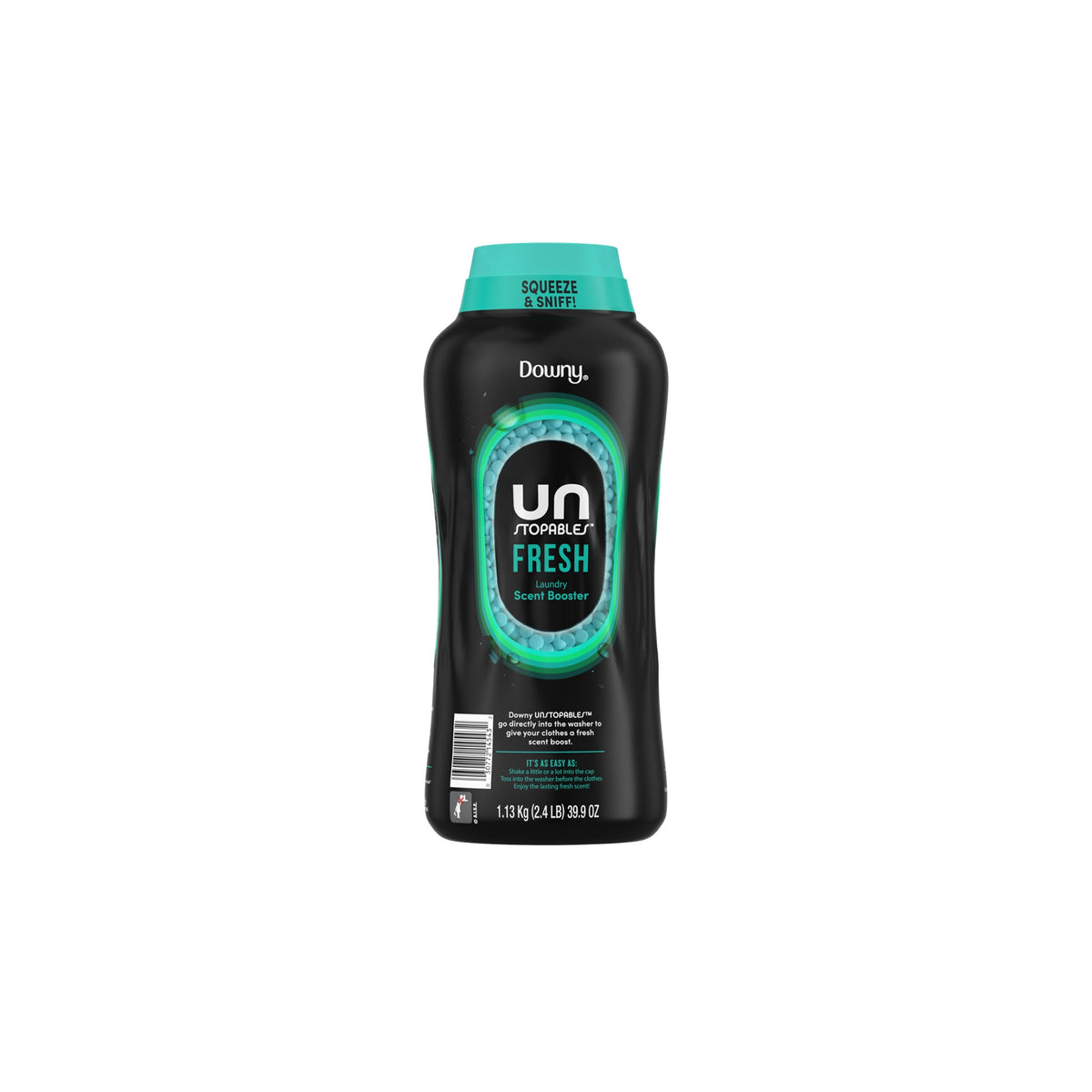 Downy Unstopables In-Wash Laundry Scent Booster Beads, HE Compatible, Fresh Scent, 39.9 oz - product image 4