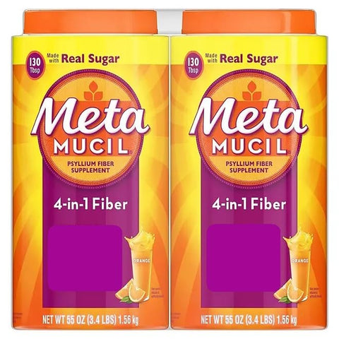 Metamucil Nutritional Supplement, 3.44 Pound (Pack of 2), 2