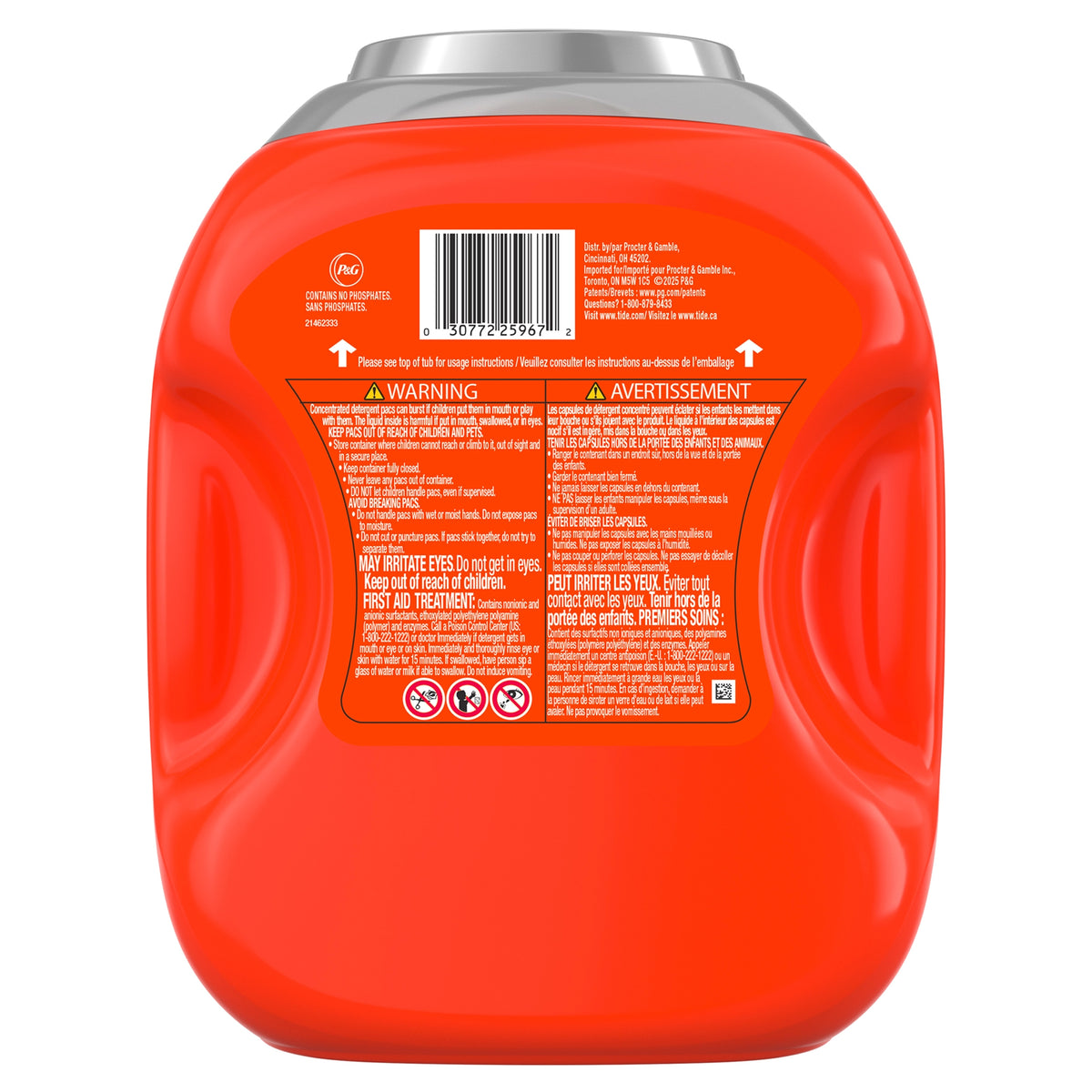 Tide PODS Laundry Detergent, Plus Ultra OXI, HE Compatible, 100 ct - product image 2