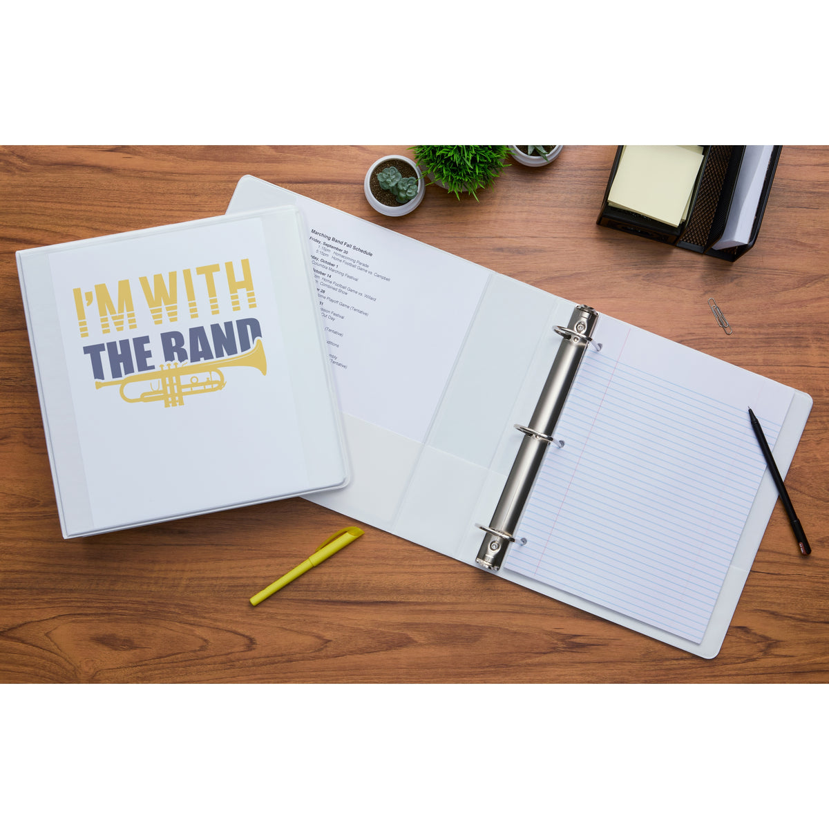 TOPS Non-Stick Locking View Binder, 2", D-Ring, White, 4 ct - product image 5