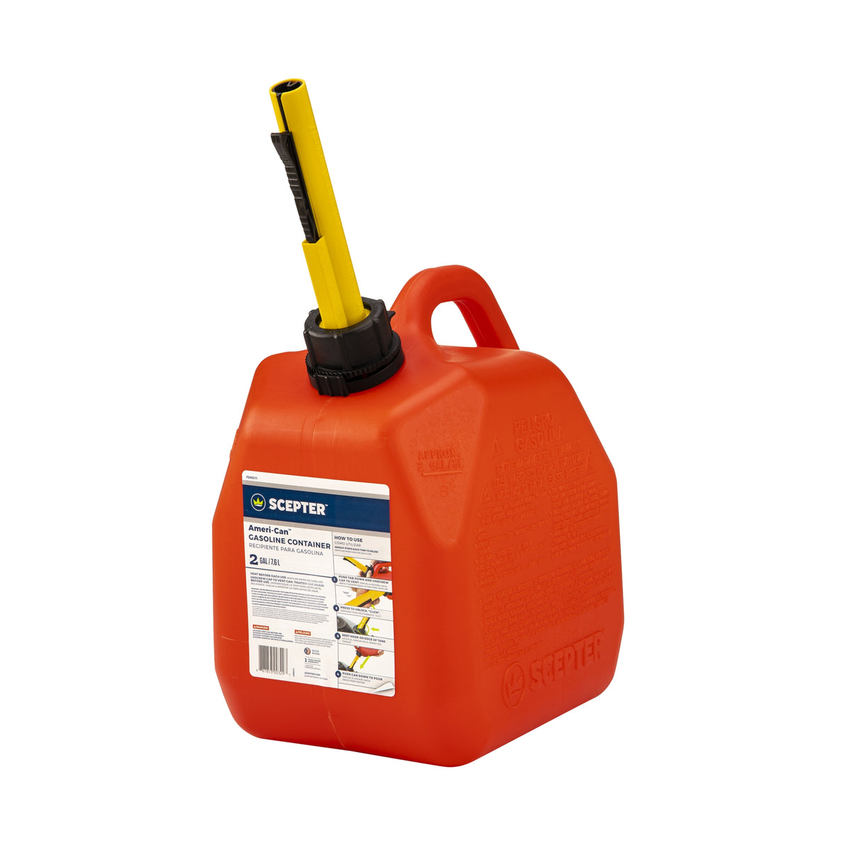 Scepter Ameri-Can Gas Can, Red, 2 Gallon, 4 ct - product image 1