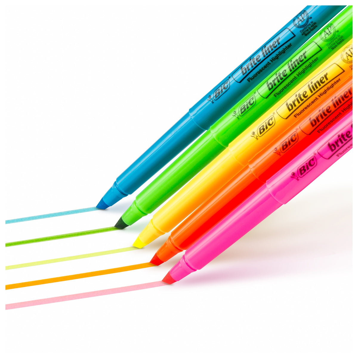 BIC Brite Liner Highlighter, Chisel Tip, Assorted Colors, 36 ct - product image 1