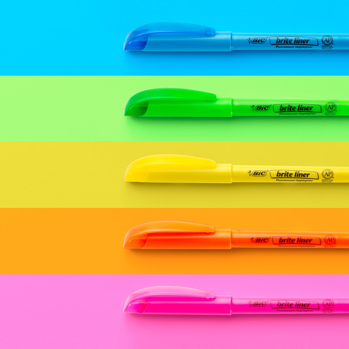BIC Brite Liner Highlighter, Chisel Tip, Assorted Colors, 36 ct - product image 3