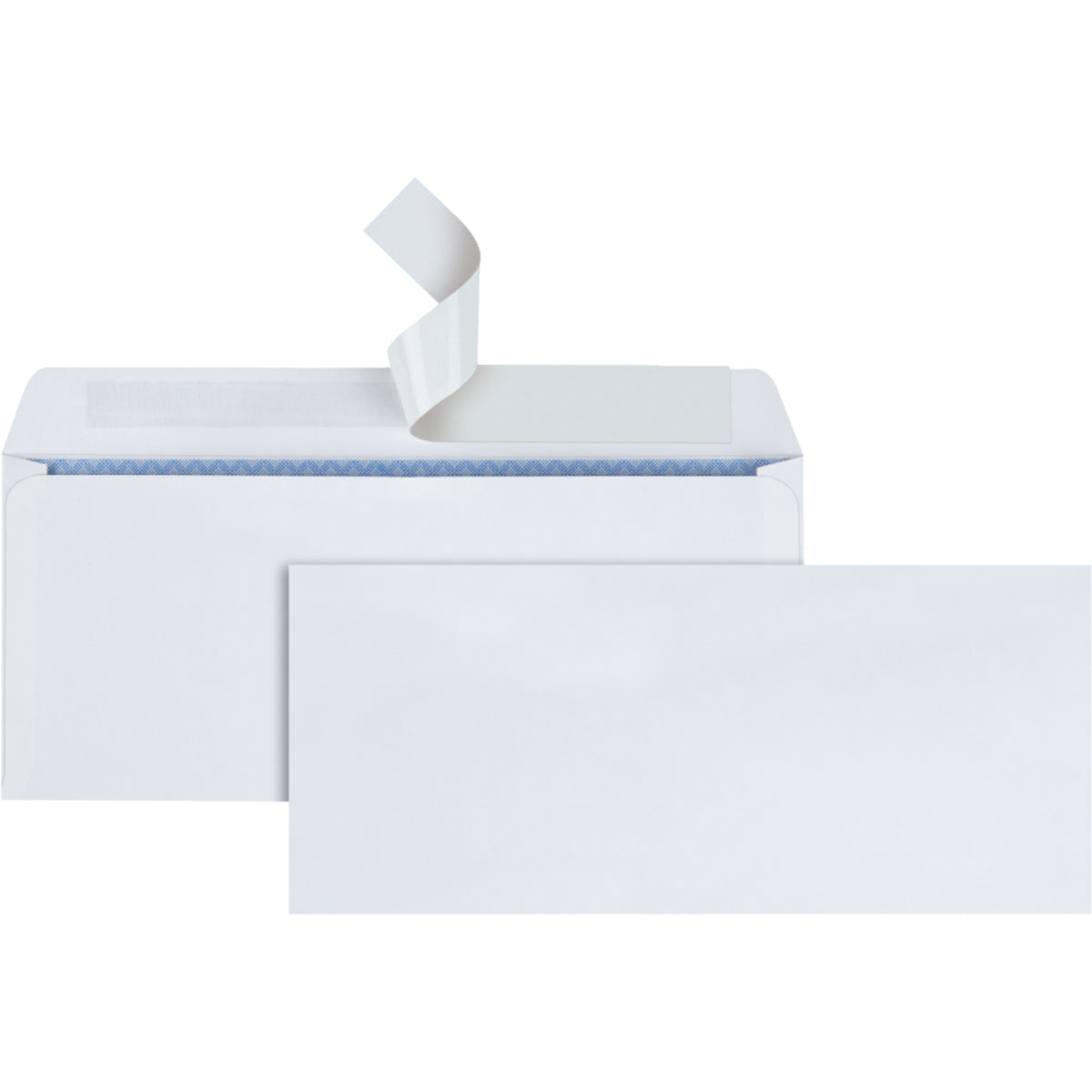 Quality Park #10 Redi-Strip Security Envelope, 24 lb, White, 500 ct - product image 1