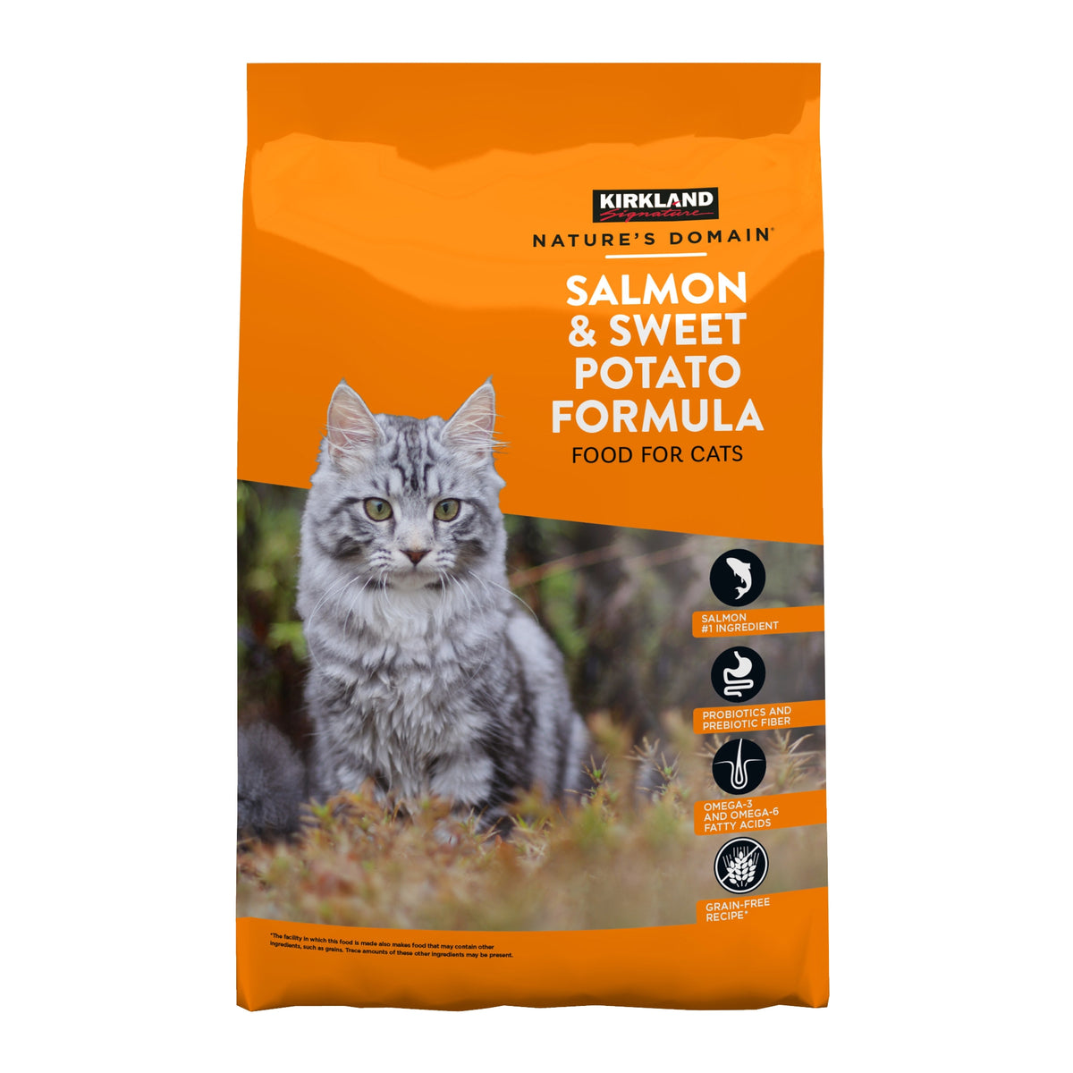 Kirkland Signature Nature's Domain Cat Food, Salmon & Sweet Potato Formula, 18 lbs - product image 1