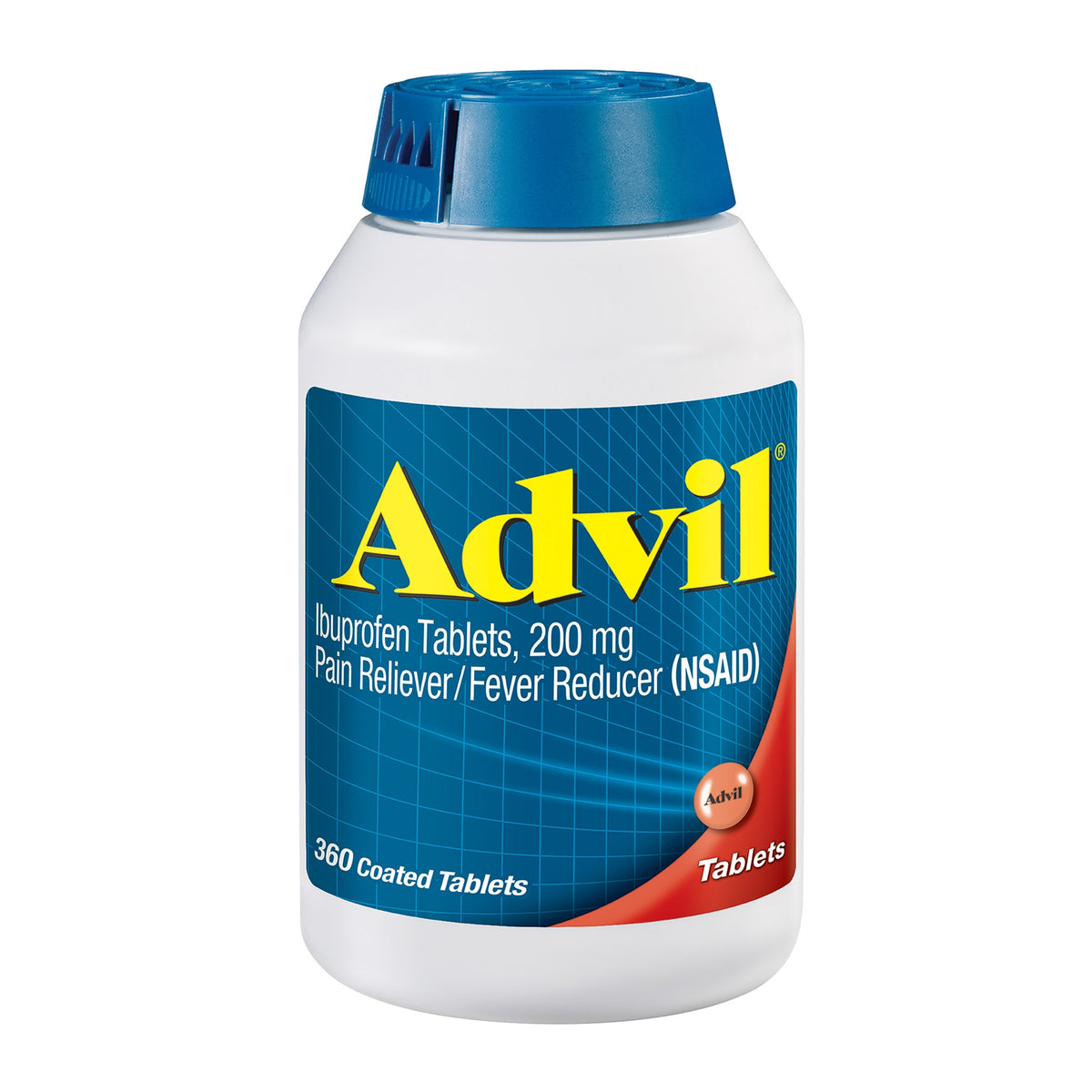 Advil Ibuprofen 200 mg, Pain Reliever and Fever Reducer, 360 Tablets - product image 3