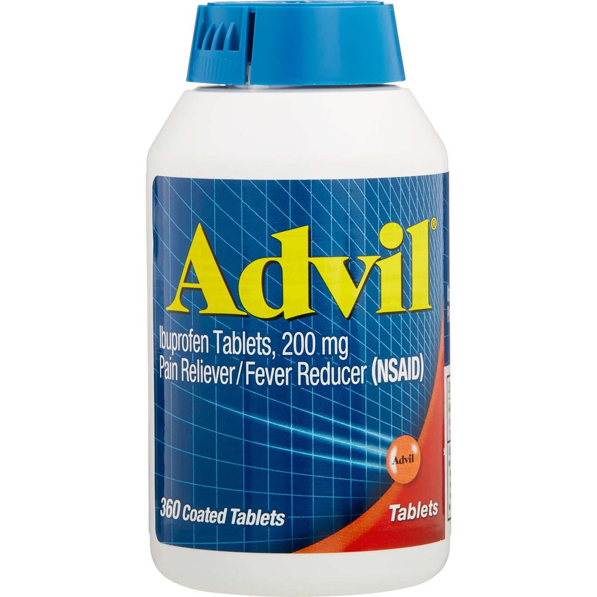 Advil Ibuprofen 200 mg, Pain Reliever and Fever Reducer, 360 Tablets - product image 2