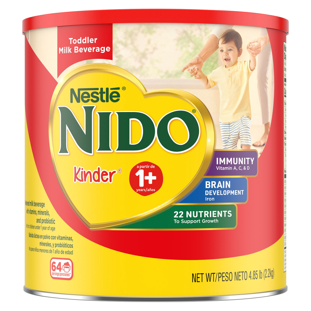 Nestlé Nido Toddler Milk Beverage, Kinder 1 Plus, 4.85 lbs - product image 1