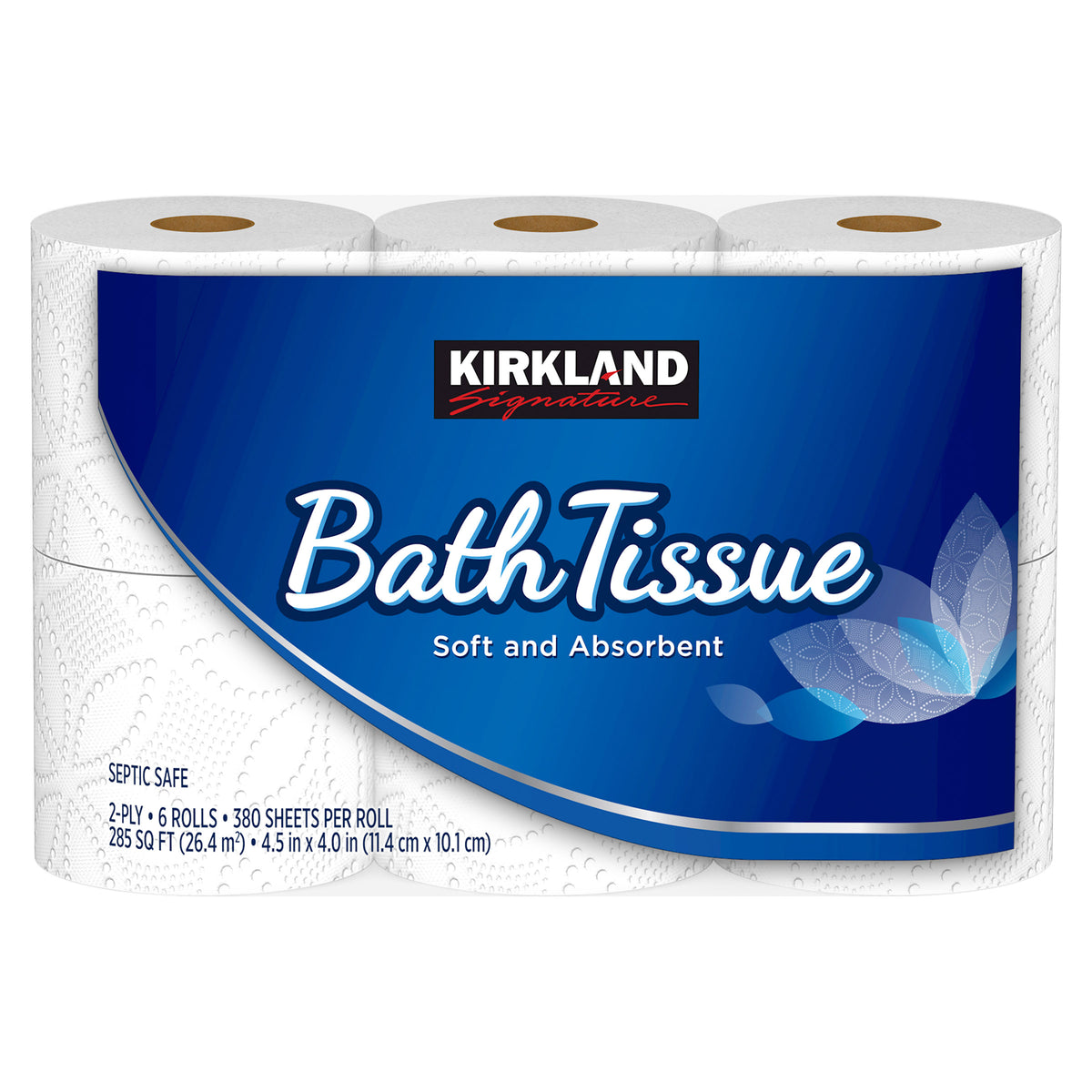 Kirkland Signature Bath Tissue, 2-Ply, 4.5" x 4", 380 Sheets, 30 ct - product image 4