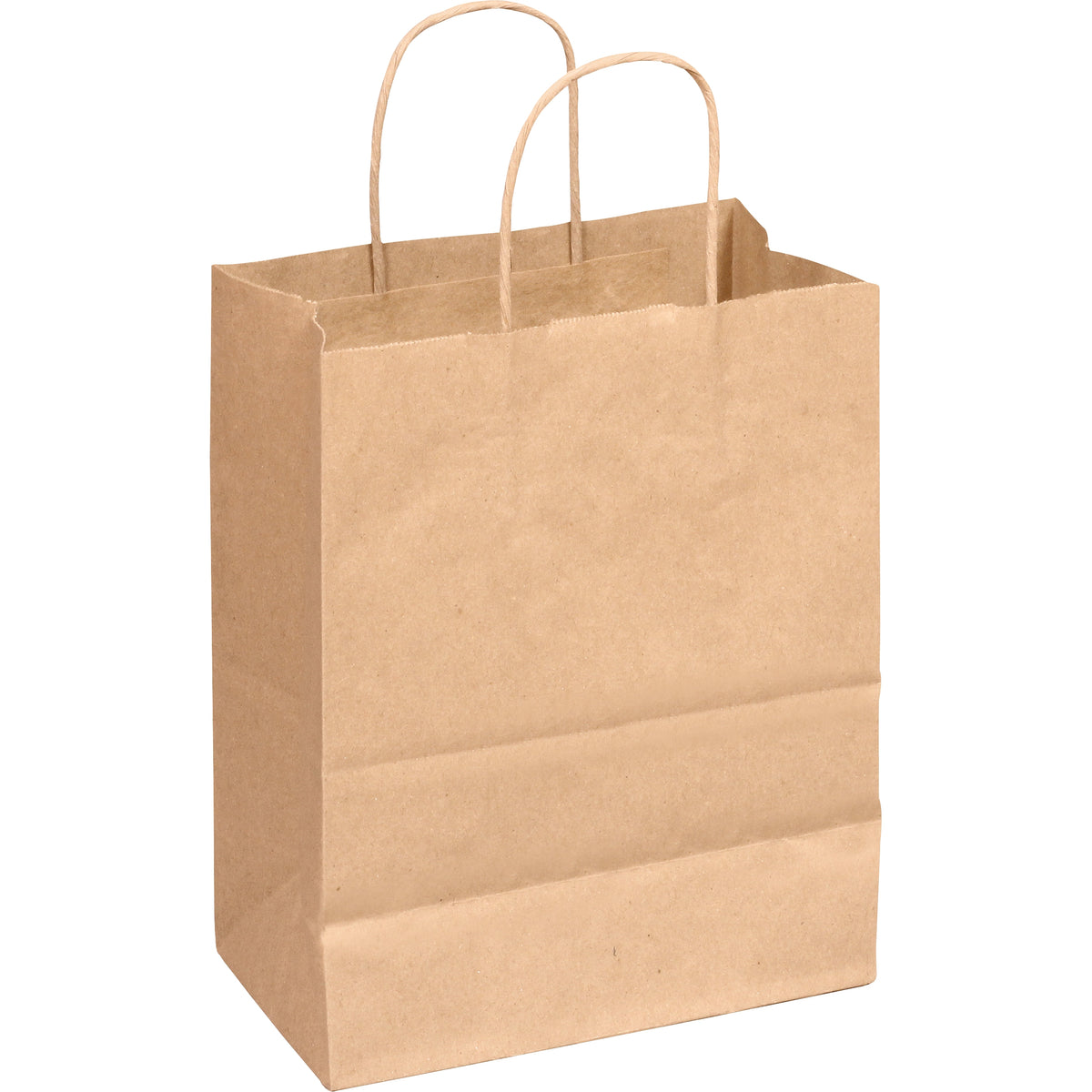 Duro Bag #60 Recycled Paper Handle Bag, Kraft, 250 ct - product image 1