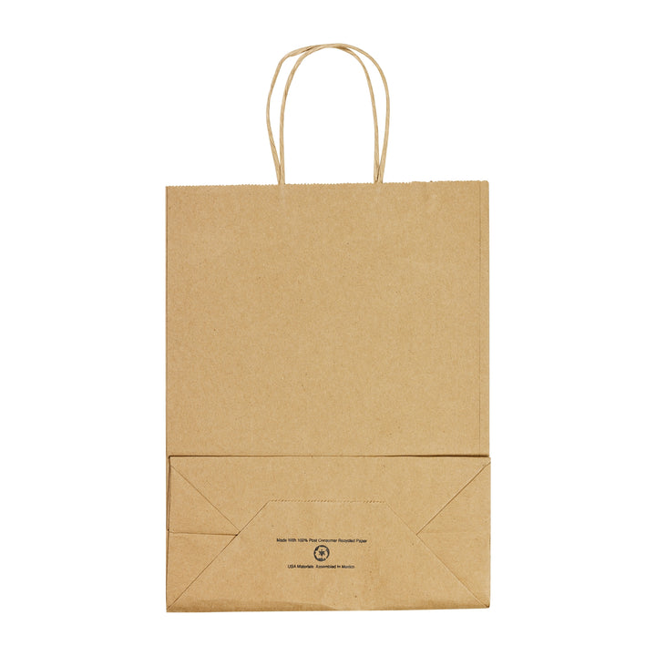 Duro Bag Recycled Paper Handle Bag, Kraft, 250 ct - product image 1