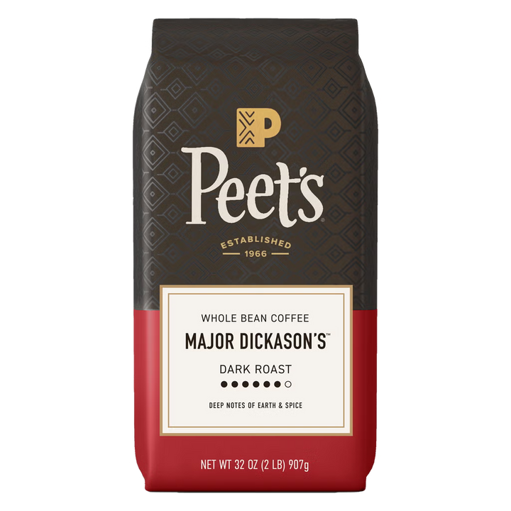Peet's Coffee Major Dickason's Blend Whole Bean Coffee, Dark Roast, 2 lbs