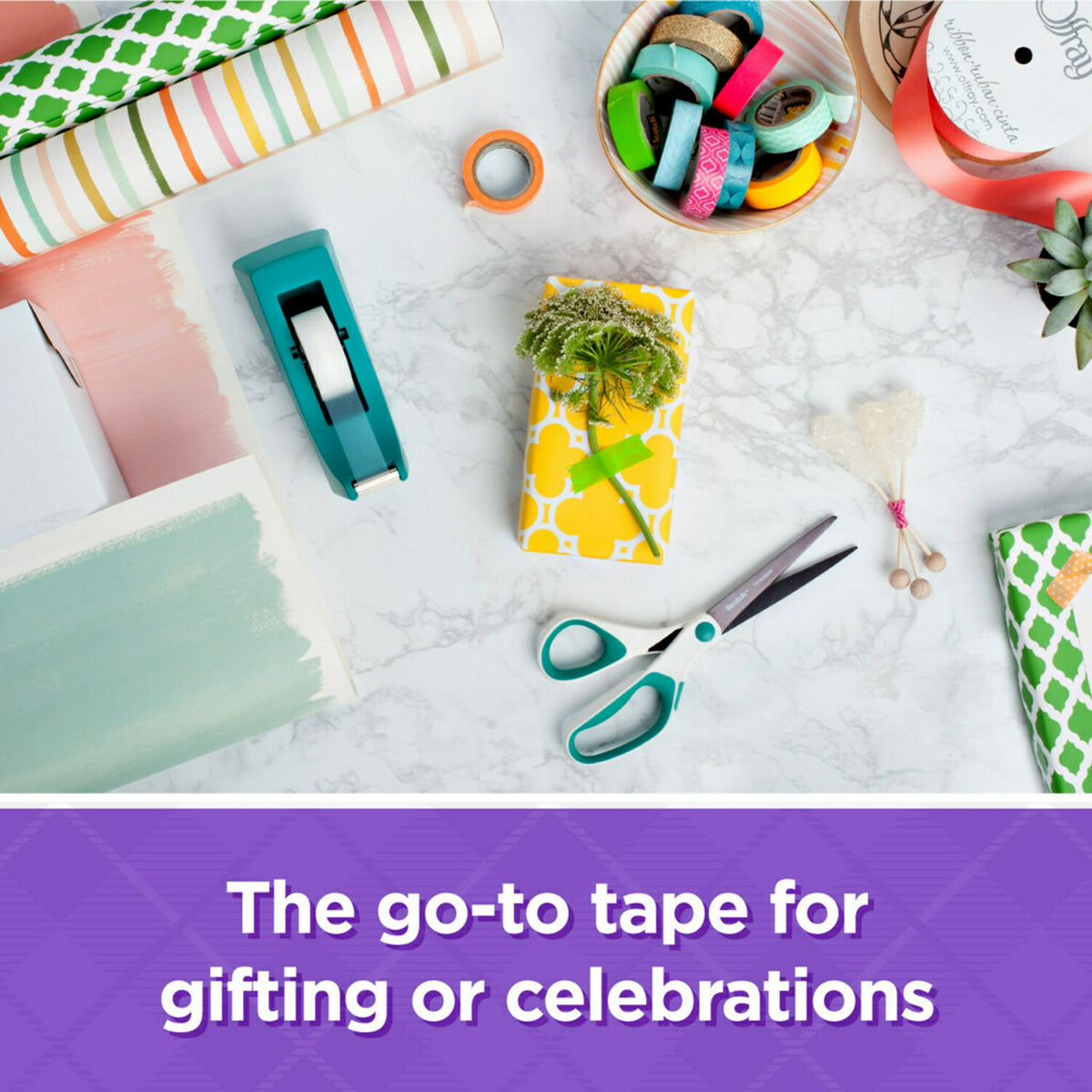 Scotch Magic Tape and Gift-Wrap Tape with Dispenser, 3/4" x 1100", Clear, 6 ct - product image 7