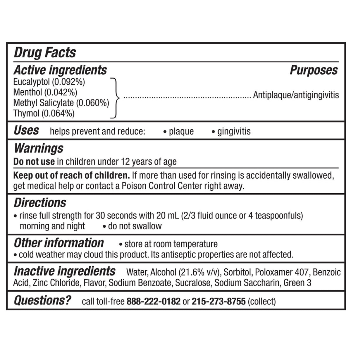 Listerine Ultraclean Mouthwash, Cool Mint, 1.5 L, 2 ct - product image 9