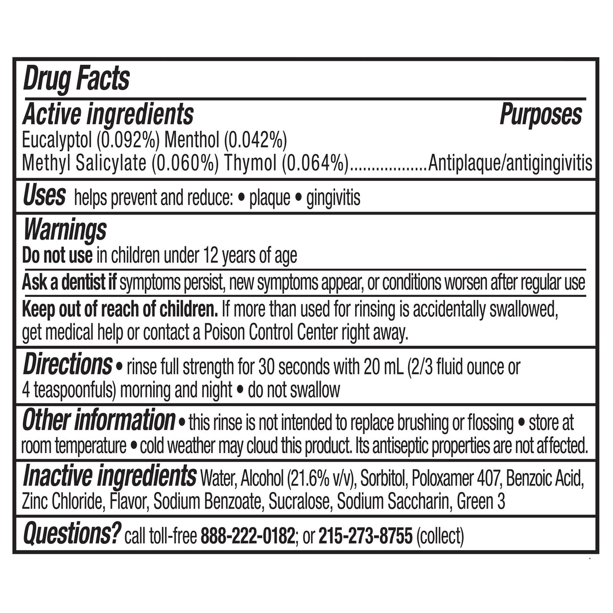 Listerine Ultraclean Mouthwash, Cool Mint, 1.5 L, 2 ct - product image 4