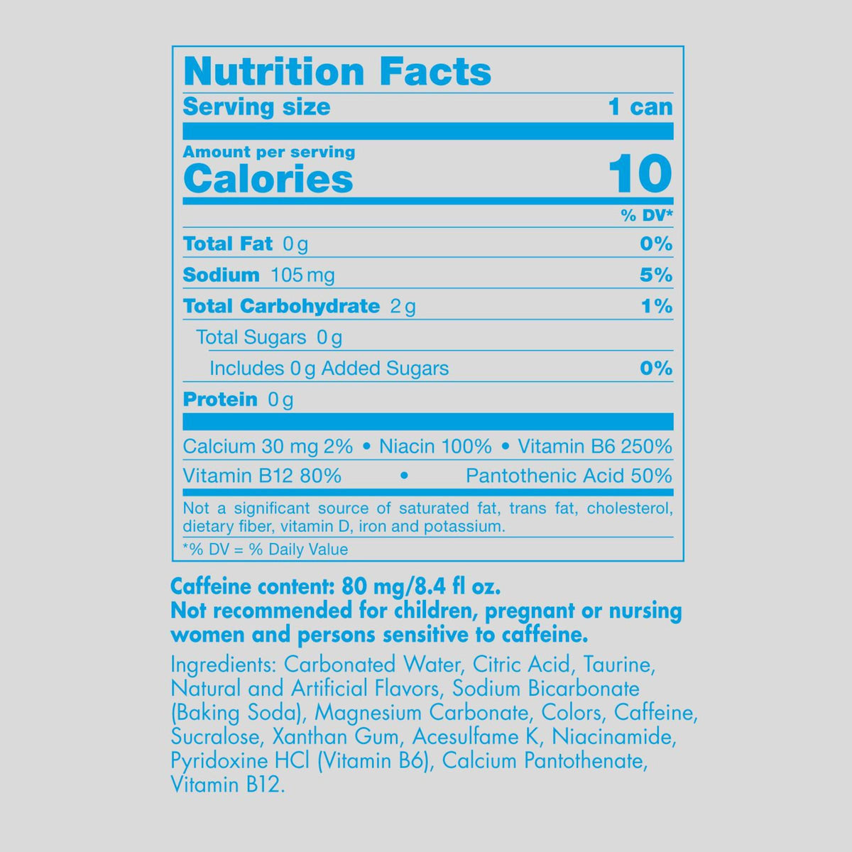 Red Bull Energy Drink, Sugar Free, 8.4 fl oz, 24 ct - product image 6