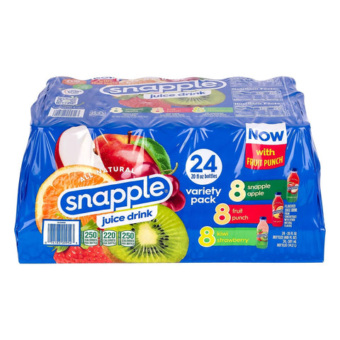 Snapple Drink Flavored, 20 fl oz", coffee