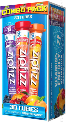 Zipfizz Drink Flavored, 11.64 Ounce (Pack of 2), white