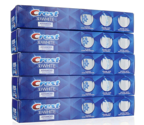 Crest Tooth Cleaning Agent, 6 Ounce (Pack of 5), 1