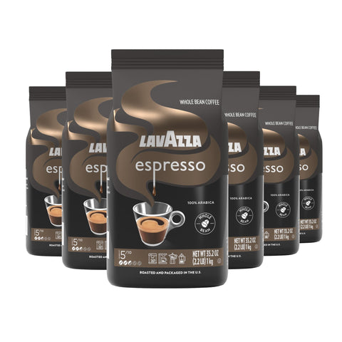 Lavazza Coffee, 2.2 Pound (Pack of 6), Black