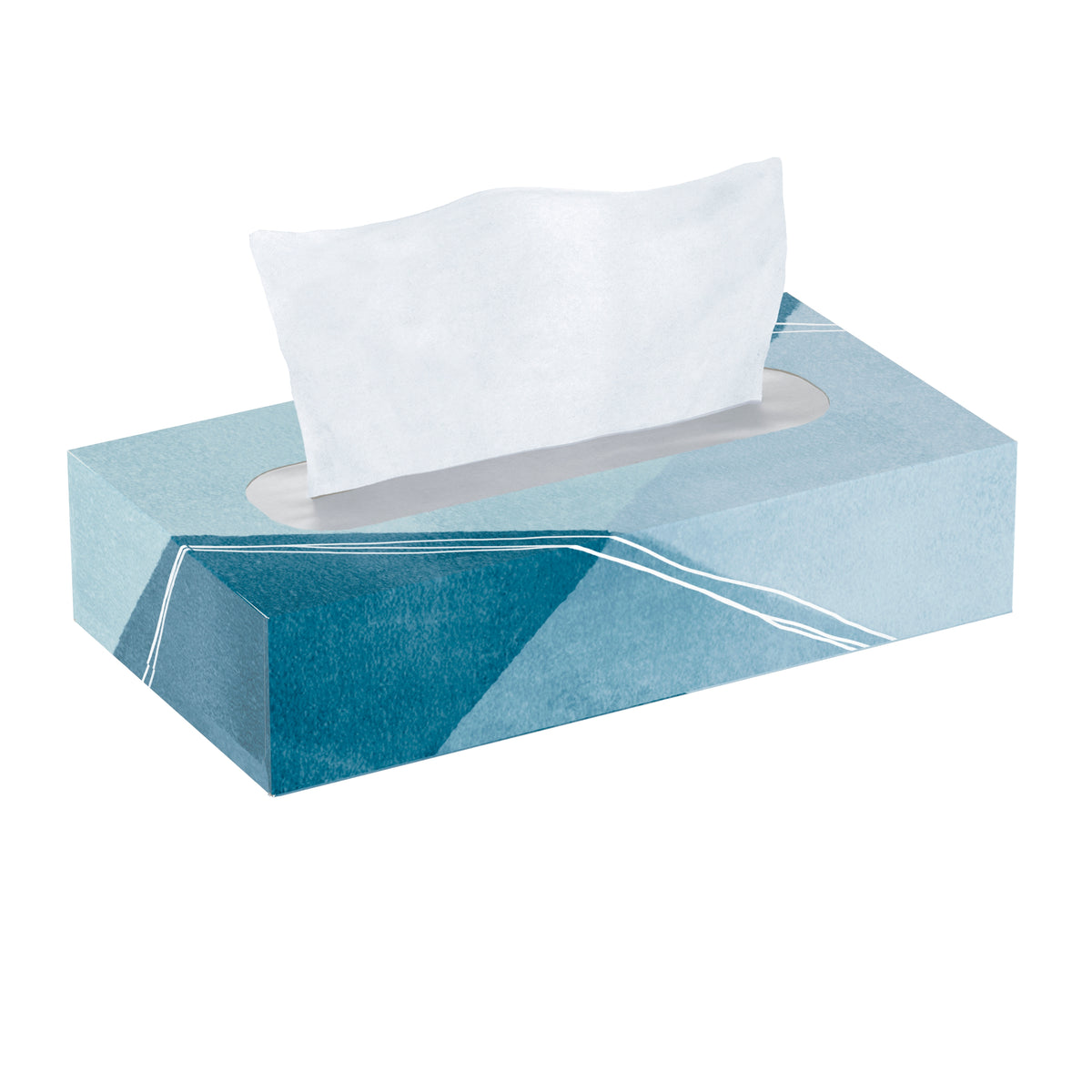 Kirkland Signature Facial Tissue, 2-Ply, Flat Box, 110 Tissues, 30 ct - product image 6