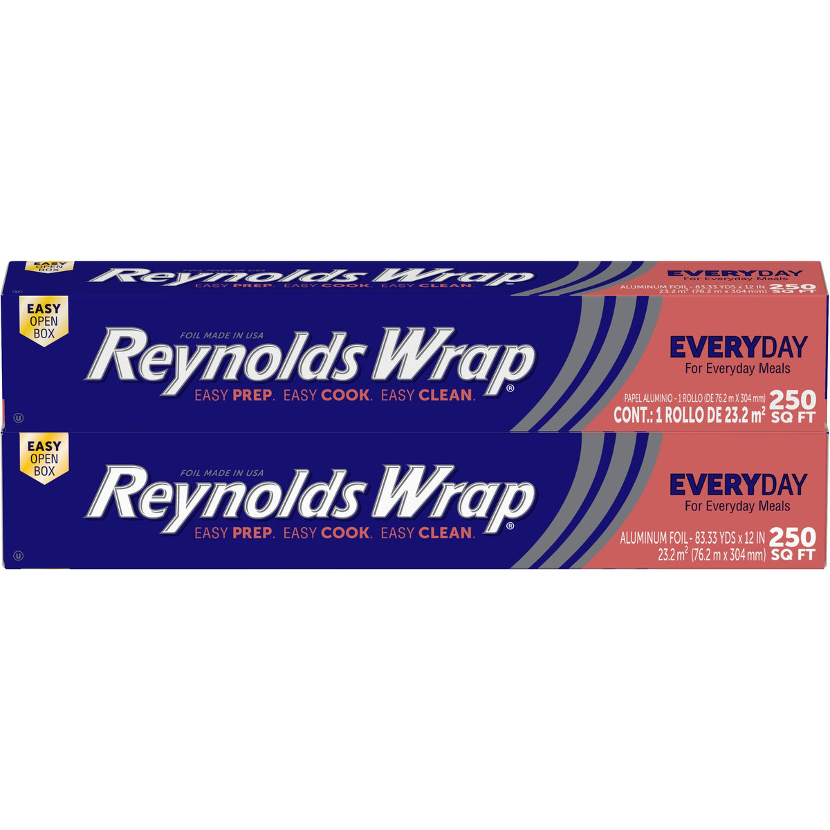 Reynolds Wrap Aluminum Foil, 250 sq ft, 2 ct - product image 1