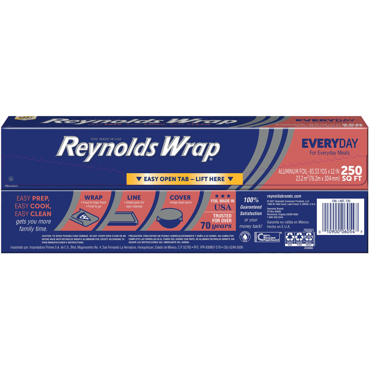 Reynolds Wrap Aluminum Foil, 250 sq ft, 2 ct - product image 2