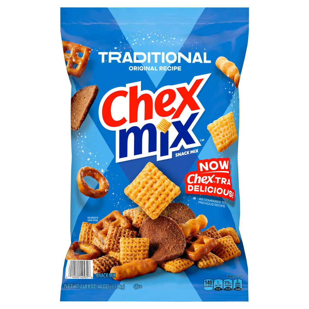 Chex Mix Snack Mix, Traditional, 40 oz - product image 3