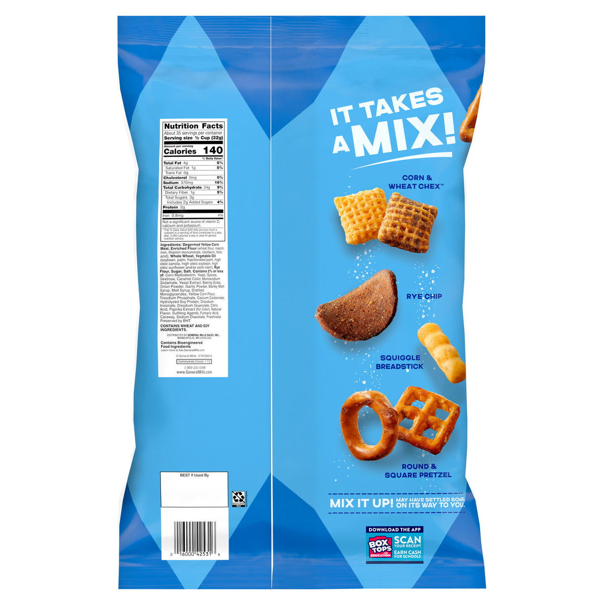Chex Mix Snack Mix, Traditional, 40 oz - product image 4