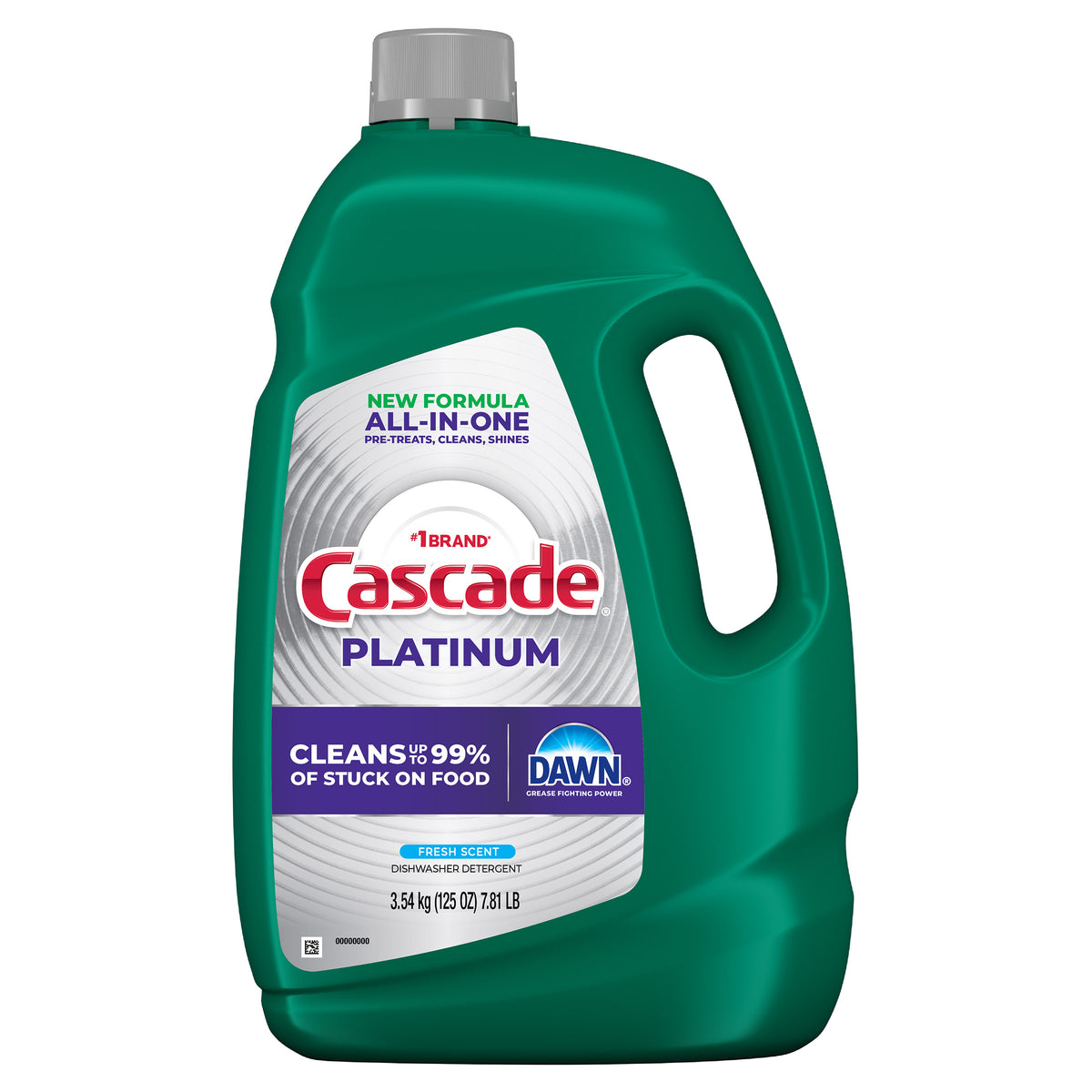 Cascade Platinum Dawn All-In-One Liquid Dishwasher Detergent, Fresh Scent, 125 oz - product image 2