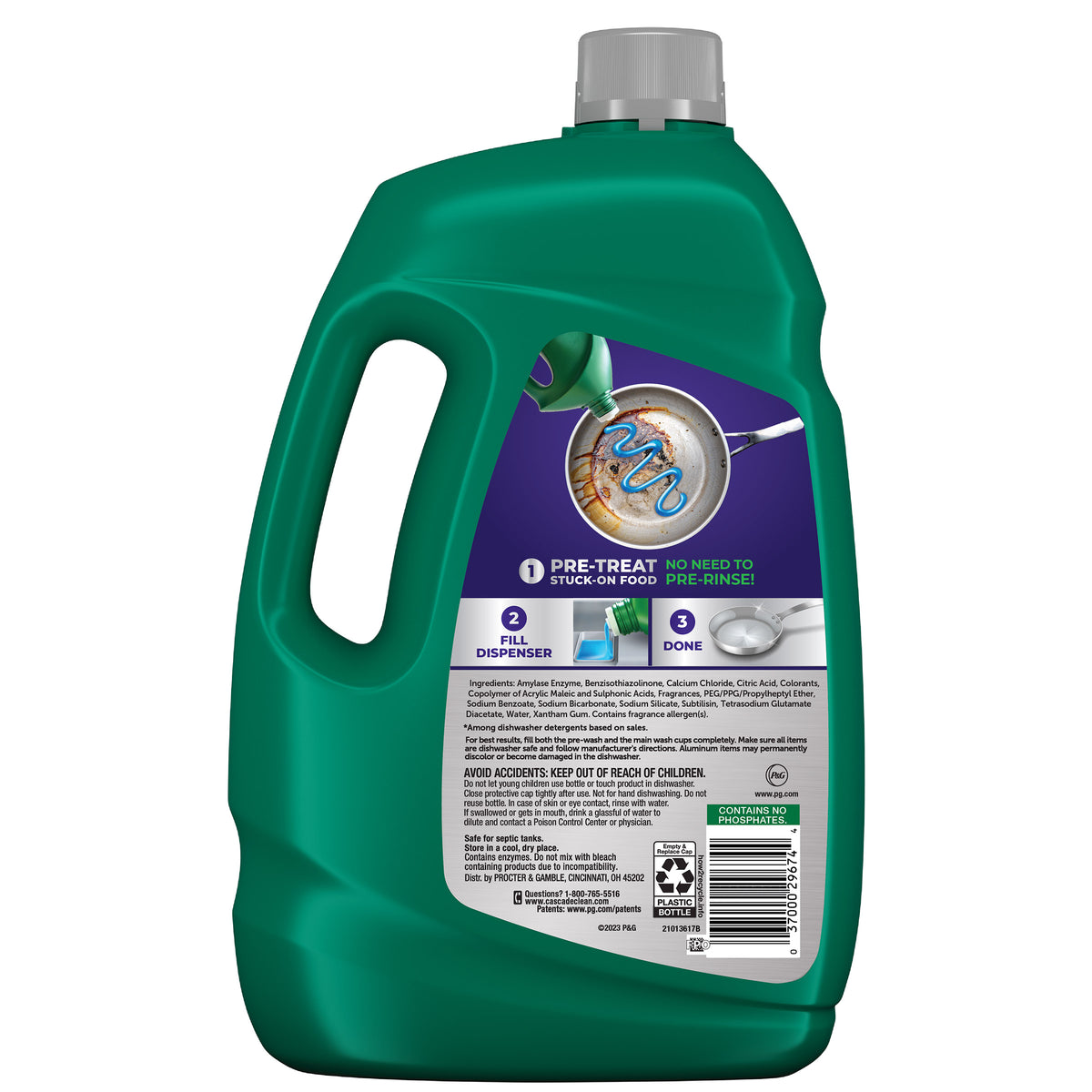 Cascade Platinum Dawn All-In-One Liquid Dishwasher Detergent, Fresh Scent, 125 oz - product image 3