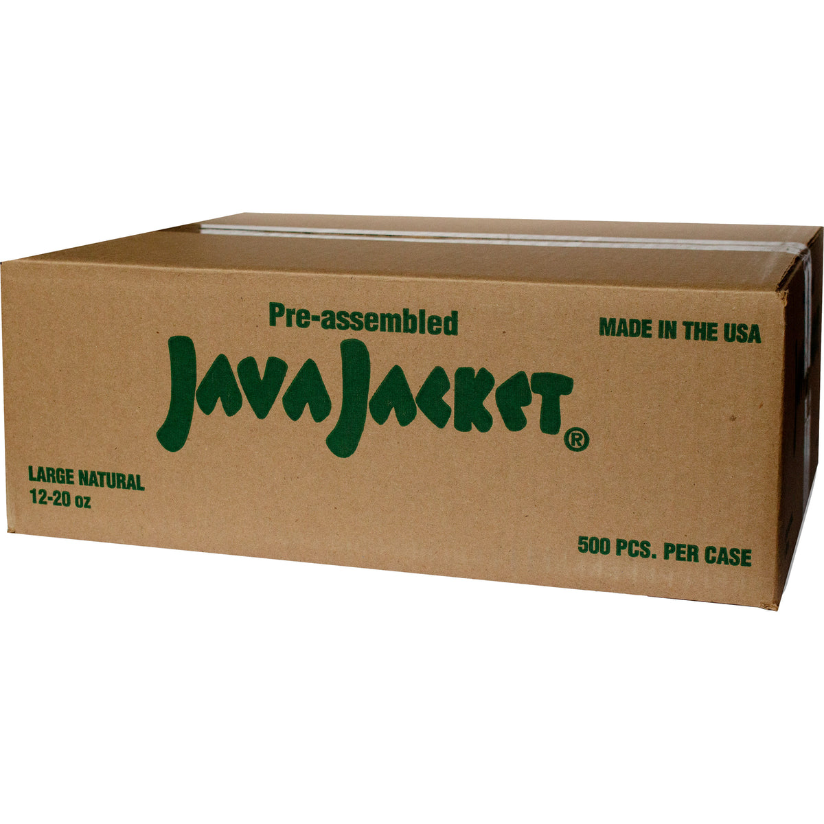 Java Jacket Hot Cup Sleeves, Natural Kraft, 12-20 oz, 500 ct - product image 6