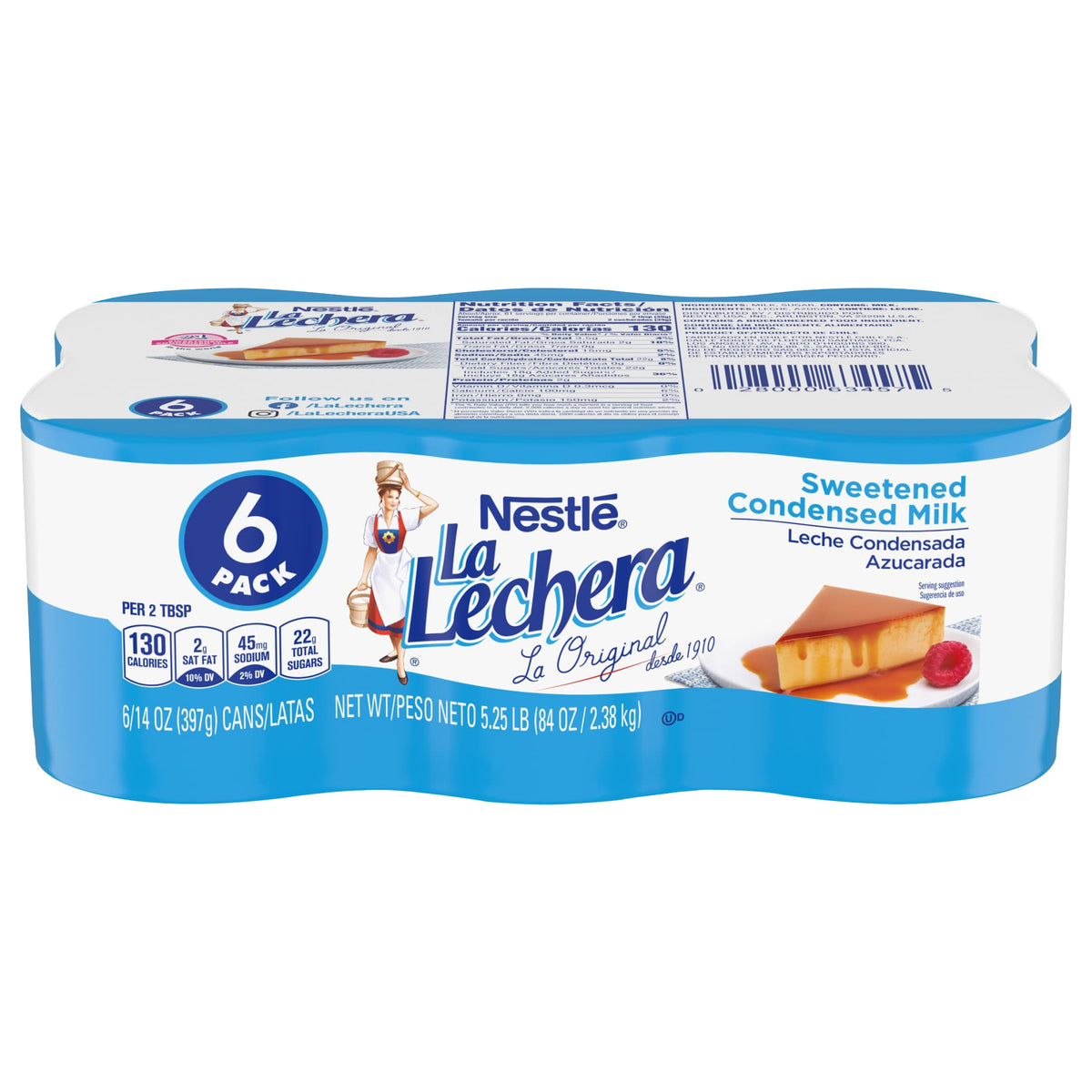 Nestlé La Lechera Sweetened Condensed Milk, 14 oz, 6 ct - product image 1