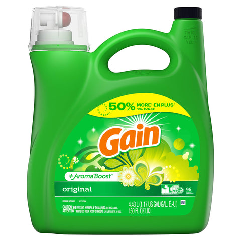 Gain Laundry Detergent, 150 Fl Oz (Pack of 1), 1