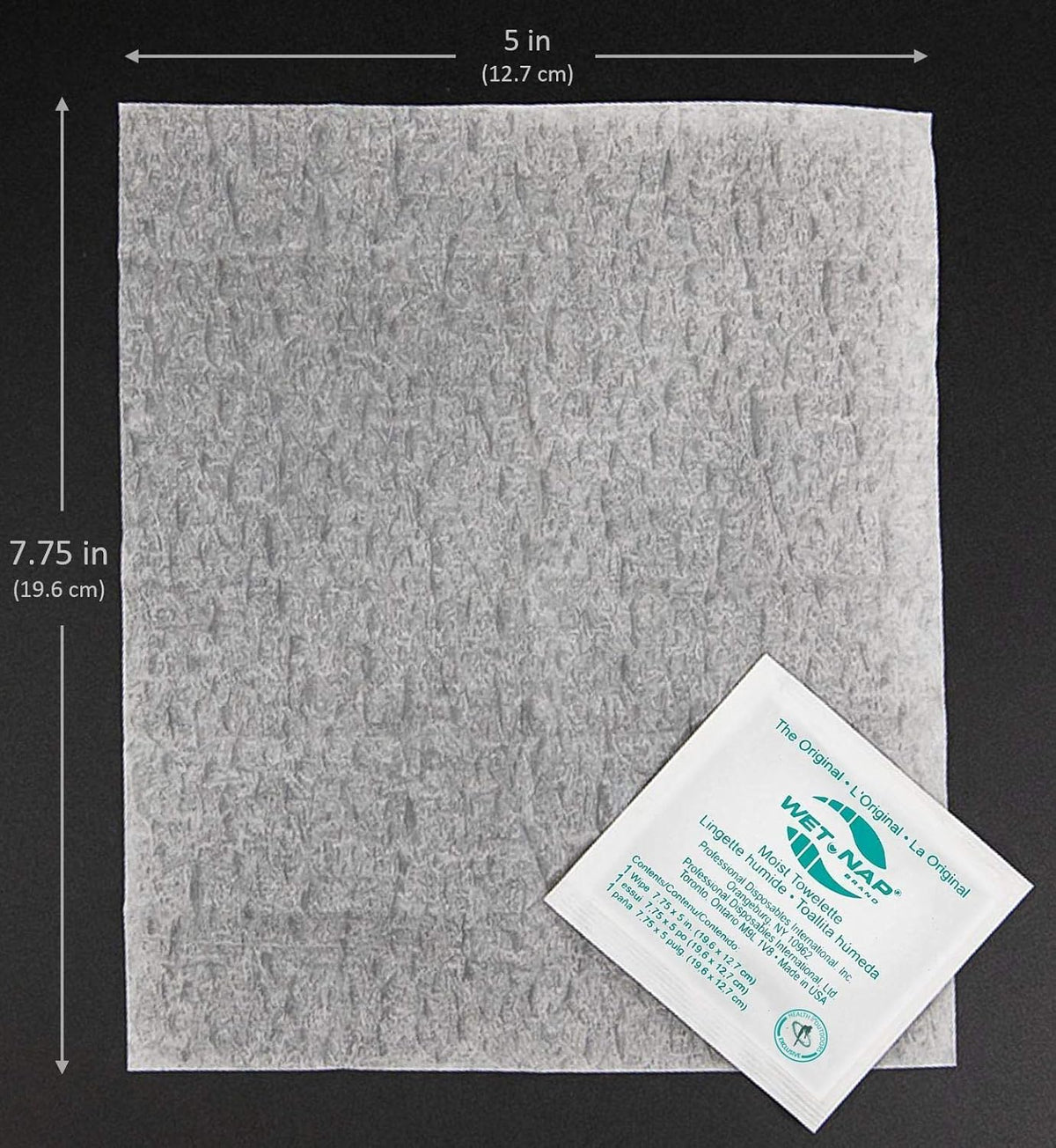 Hand Cleansing Pre-Moistened Refreshing Handynaps Wet Naps Moist Towelettes (100 Pack)