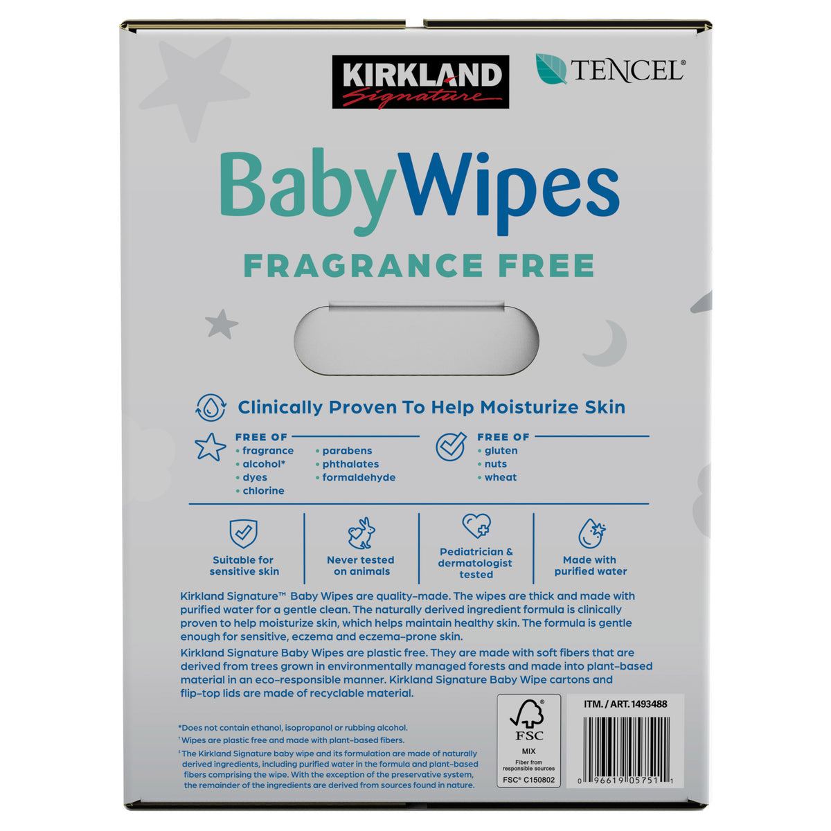 Baby Wipes Fragrance Free, 900-Count
