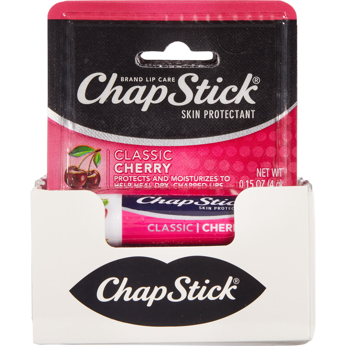 ChapStick Lip Balm, Classic Cherry, 0.15 oz, 12 ct - product image 5