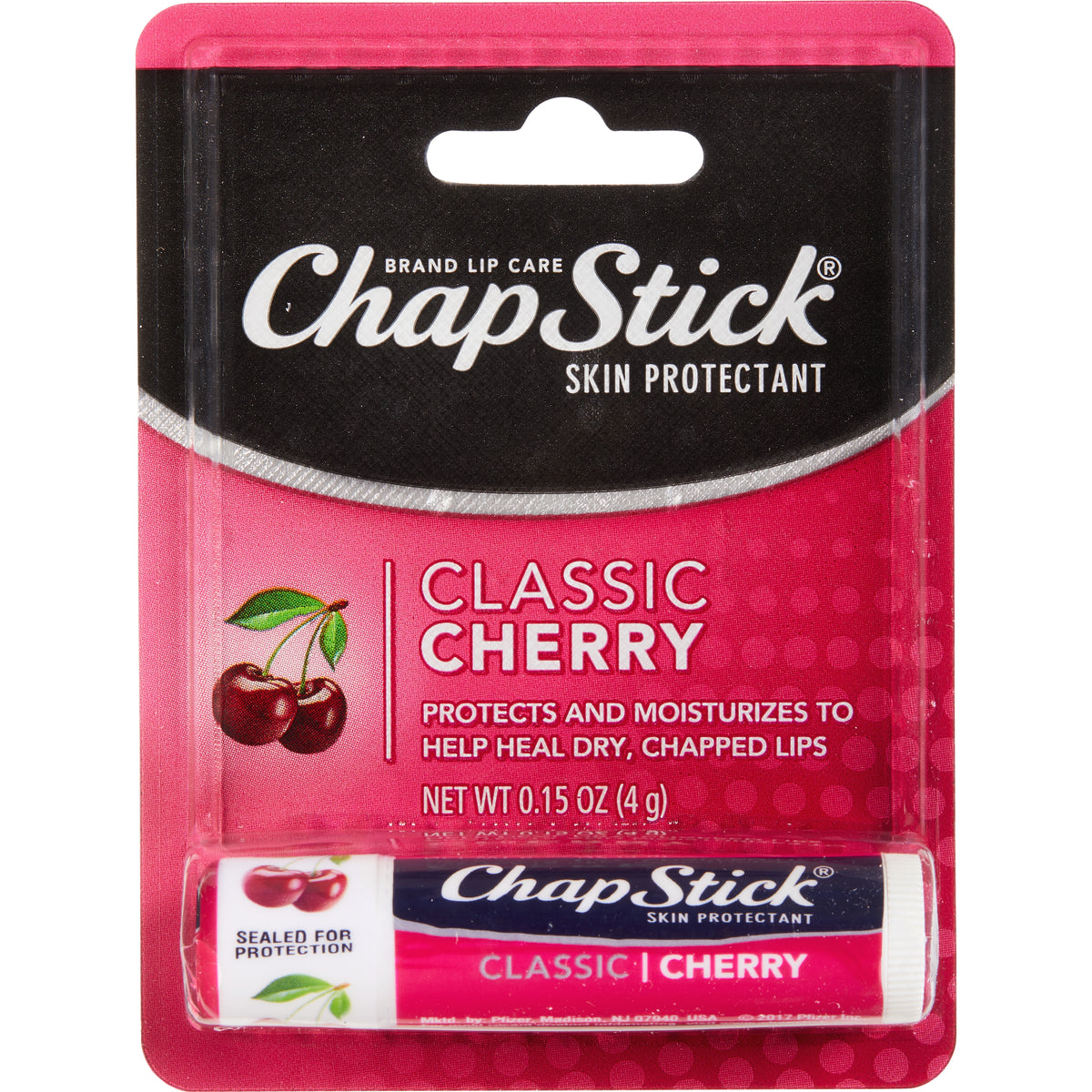 ChapStick Lip Balm, Classic Cherry, 0.15 oz, 12 ct - product image 1